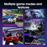 Amzfast 27 Inch 240Hz Gaming Monitor, QHD 2560x1440p, Curved VA Panel, 1500R, 1ms MPRT, Adaptive Sync, HDR, 120% sRGB, VESA 100x100mm, HDMI 2.0&DisplayPort 1.4, AMZG27C1Q Pro