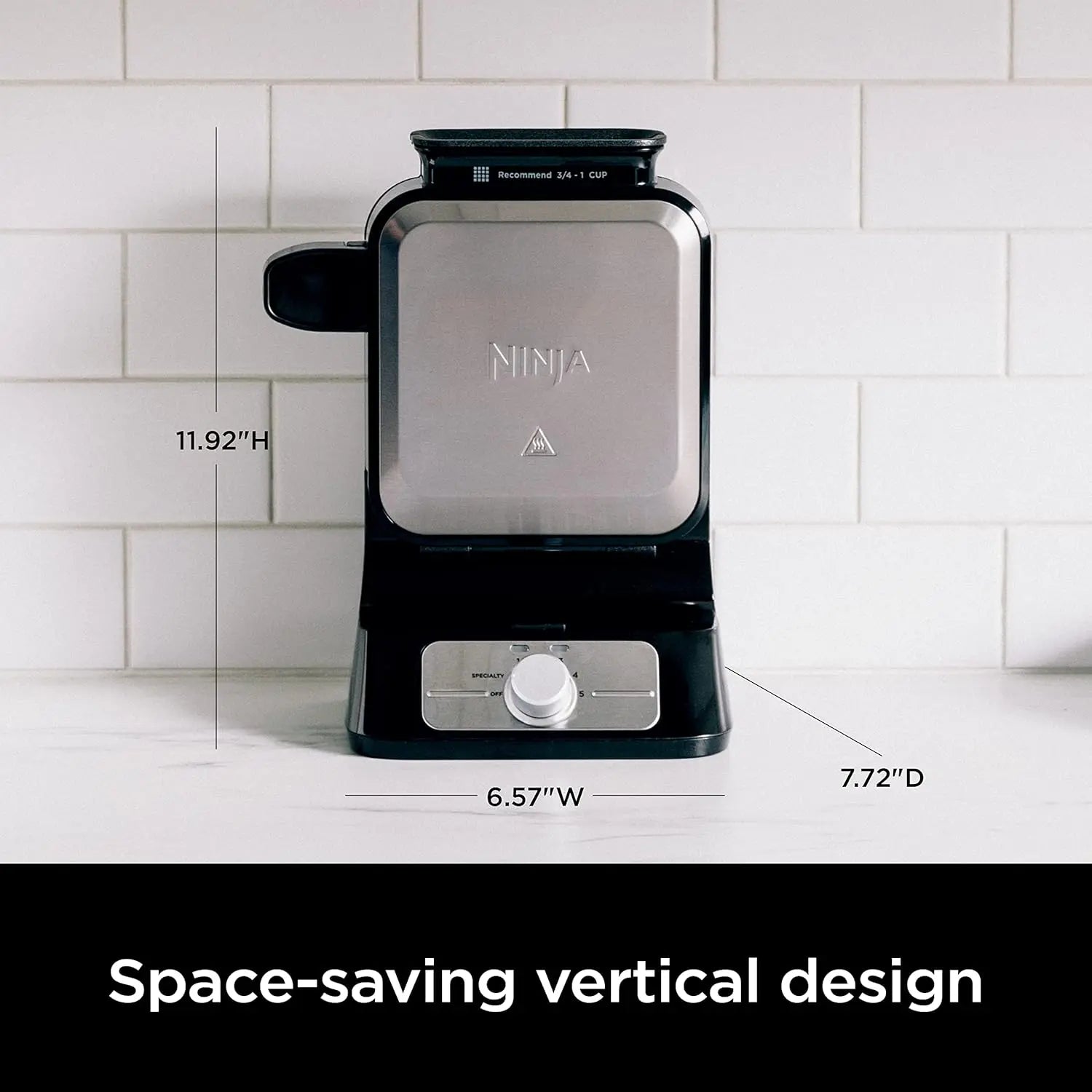 Ninja BW1001 NeverStick PRO Belgian Waffle Maker