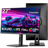 27" 2K Gaming Monitor - 120Hz, QHD PC Computer Screen IPS with AMD FreeSync, Flicker-Free, Support VESA Mountable (75x75mm)