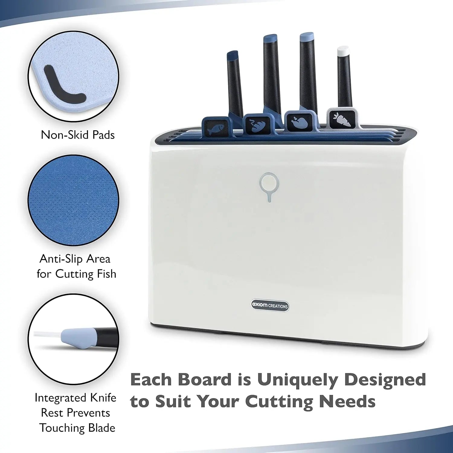 Smart Cutting Board and Knife Set