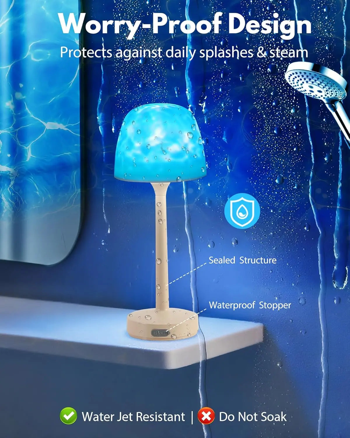 AquaSpa Shower Lamp