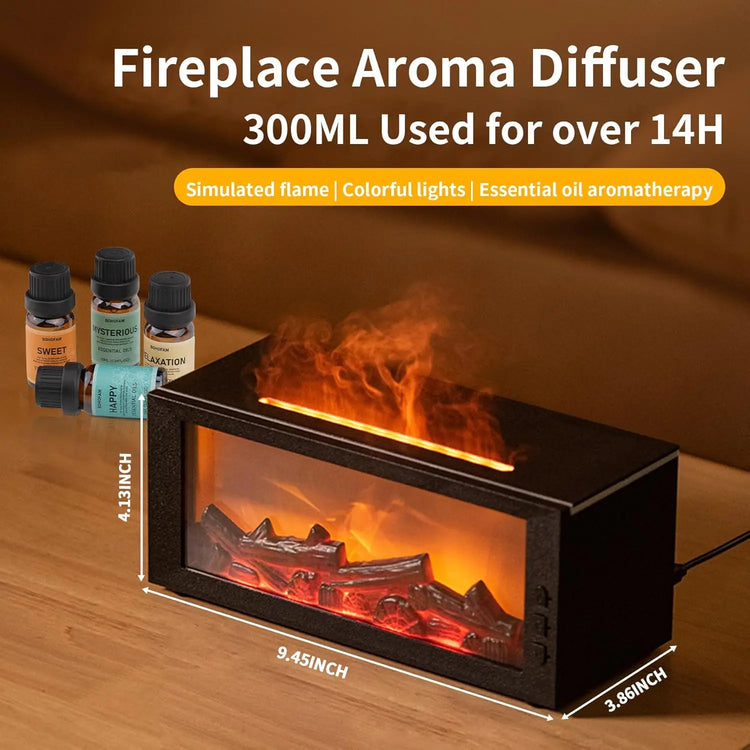 BOHOFAM Fireplace Essential Oil Aroma 