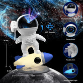 Galaxy Projector, 12 in 1 HD Planetarium Astronaut Galaxy Projector for Bedroom, Galaxy Star Night Light Projector for Kids Adults Gaming Room/Party/Home Décor