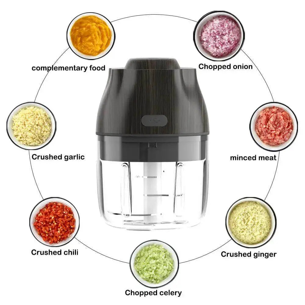 Electric Garlic Vegetable Salad Chopper