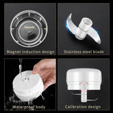 Mini Electric Meat Grinder