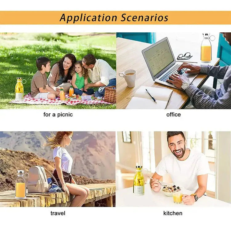 Mini Portable Blender Electric Juicer Fruit Mixers