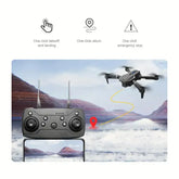 E88 Quadcopter UAV Drone with Dual HD Cameras - Black (HD Dual Camera) TM